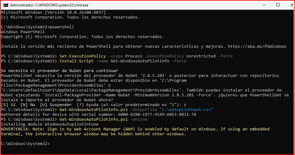 Extracción de Hash con Script en PowerShell